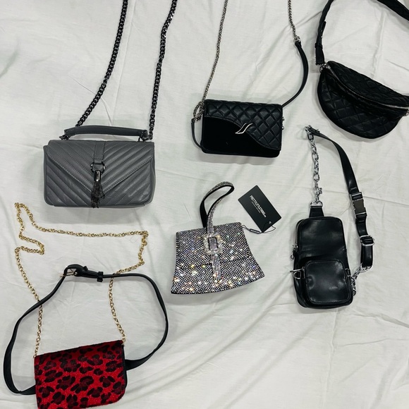 ❤️6 PURSES/BAGS NEVER WORN & READY. Pretty Little Thing, S Team, Dolls Kill, etc - Picture 2 of 16